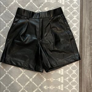Abercrombie & Fitch Leather Shorts